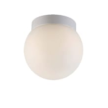 Niveous 6" Wide LED Outdoor Flush Mount Ceiling Fixture