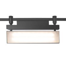 LEDme Low Voltage 13.875" Wide Energy Star 2700K High Output LED Wall Washer Track Head for Flexrail1 Systems