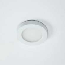 LED90 3" Wide 1 Light 3000K High Output LED Under Cabinet Button Light - ADA and Title 24 Compliant