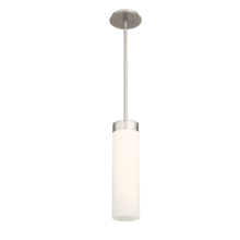 Elementum 5" Wide LED Mini Pendant with Etched Opal Glass Shade
