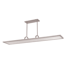Line 48" Wide LED Linear Chandelier with Edge-lit Acrylic Shade