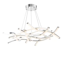 Divergence 9 Light 44" Wide LED Abstract Chandelier