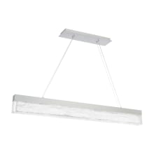 Effervescent 45" Wide LED Suspension Linear Pendant