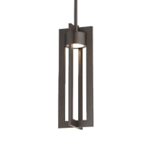 Chamber Single Light 5-1/2" Wide Integrated LED Outdoor Mini Pendant