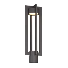 Chamber 20" Tall Integrated LED Outdoor Post Light - 3000K
