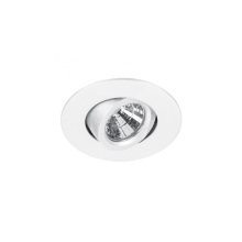 Oculux 2" LED Adjustable Recessed Trim with New Construction / Remodel Convertible Housing and Spot Beam Spread