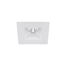 Oculux 2" LED Square Recessed Trim with New Construction / Remodel Convertible Housing and Flood Beam Spread