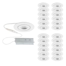Pack of (24) Lotos 2" LED Adjustable Canless Downlight - 3000K