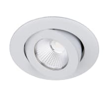 Oculux Warm Dim 3.5" LED Round Adjustable Recessed Trim with 19° Spot Beam Spread