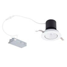 Patriot 3" Adjustable Round Selectable Color Temperature LED Recessed Trim - IC Rated and Airtight