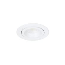 Lotos LED Canless Recessed Fixture with 5" Shower Trims - Fire Rated and Airtight