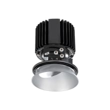 Volta 4.5" Round Adjustable Invisible Trim with LED Light Engine and 45 Degree Flood Beam Spread