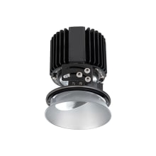 Volta 4.5" Round Adjustable Invisible Trim with LED Light Engine and 15 Degree Spot Beam Spread