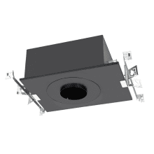 Volta Chicago Plenum New Construction Housing for Round 4.5" Trim - IC Rated and Airtight with Emergency Backup