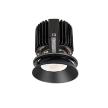 Volta 4.5" Round Invisible Shallow Regressed Trim with LED Light Engine and 15 Degree Spot Beam Spread