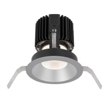 Volta 4.5" Round Shallow Regressed Trim with LED Light Engine and 45 Degree Flood Beam Spread