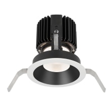 Volta 4.5" Round Shallow Regressed Trim with LED Light Engine and 45 Degree Flood Beam Spread