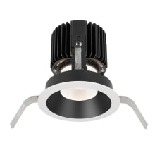 Volta 4.5" Round Shallow Regressed Trim with LED Light Engine and 25 Degree Narrow Beam Spread