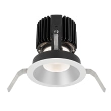 Volta 4.5" Round Shallow Regressed Trim with LED Light Engine and 15 Degree Spot Beam Spread