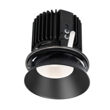 Volta 4.5" Round Invisible Downlight Trim with LED Light Engine and 15 Degree Spot Beam Spread