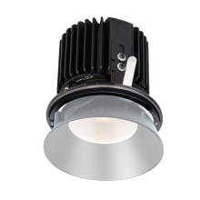 Volta 4.5" Round Invisible Downlight Trim with LED Light Engine and 60 Degree Wide Beam Spread