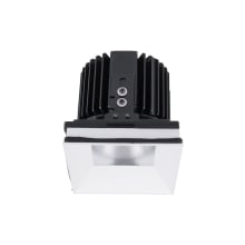 Volta 4.5" Square Invisible Shallow Regressed Trim with LED Light Engine and 15 Degree Spot Beam Spread