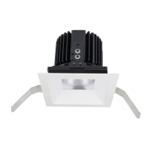 Volta 4.5" Square Shallow Regressed Trim with LED Light Engine and 45 Degree Flood Beam Spread