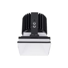 Volta 4.5" Square Invisible Downlight Trim with LED Light Engine and 15 Degree Spot Beam Spread