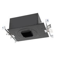 Volta New Construction Housing for Square 4.5" Trim - IC Rated and Airtight with Emergency Backup