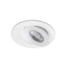 Lotos LED Canless Recessed Fixture with 6-1/2" Wafer Trims - Fire Rated and Airtight