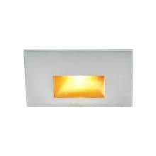 LEDme 5" Wide LED Step and Wall Light with Amber Lens - 120 Volt