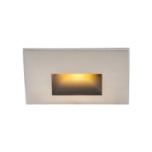 LEDme 5" Wide LED Step and Wall Light with Amber Lens - 277 Volt