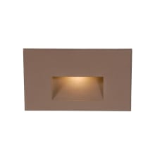 LEDme 5" Wide LED Step and Wall Light with Clear Lens - 277 Volt