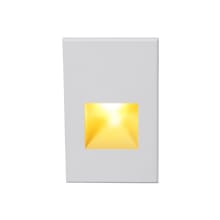 LEDme 5" Tall LED Step and Wall Light with Amber Lens - 120 Volt