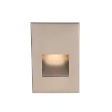 LEDme 5" Tall LED Step and Wall Light with Lens Color Options - 277 Volt