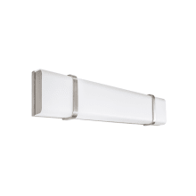 Link 3 Light 27" Wide LED Bath Bar with an Acrylic Diffuser