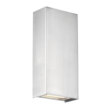 Blok 12" Tall LED Wall Sconce with Emergency Battery