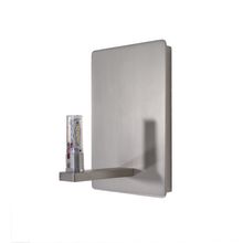 Dimmable Up Lighting LED Wall Sconce Bracket for Any 500-Series Glass Shade Under 8" Wide Diameter