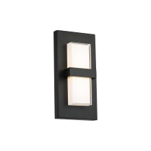 Bandeau 10" Tall LED Outdoor Wall Sconce Set to 3500K