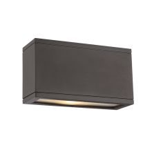 Rubix 2 Light 10" Wide LED Outdoor Wall Sconce