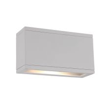Rubix 2 Light 10" Wide LED Outdoor Wall Sconce