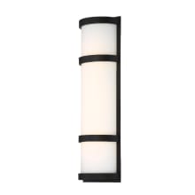 Latitude 20" Tall LED Outdoor Wall Sconce