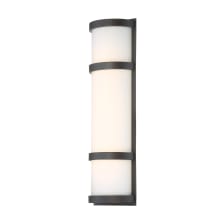 Latitude 20" Tall LED Outdoor Wall Sconce