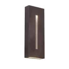 Tao Single Light 18" High Integrated LED Outdoor Wall Sconce