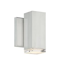 Block 6" Tall LED Outdoor Wall Sconce