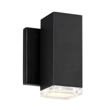 Block 6" Tall LED Outdoor Wall Sconce