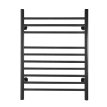 Infinity 10 Bar Bathroom Towel Warmer with Dual Connection - Hardwired or Plug-In