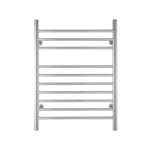 Infinity 10 Bar Bathroom Towel Warmer with Dual Connection - Hardwired or Plug-In