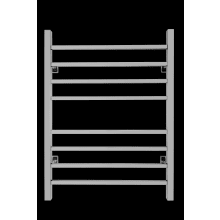 Sierra 24"W x 32"H Dual Connection Hardwired or Plug-In 8-Bar Stainless Steel Towel Warmer