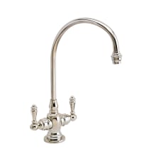 Hampton 1.75 GPM Single Hole Bar Faucet with Lever Handles
